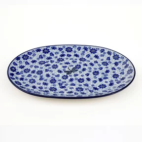 Półmisek G68, 31,5/22 cm <br> 1443X Ważka w kwiatach